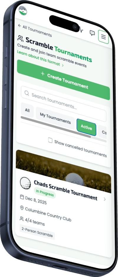 Scramble Tournament
