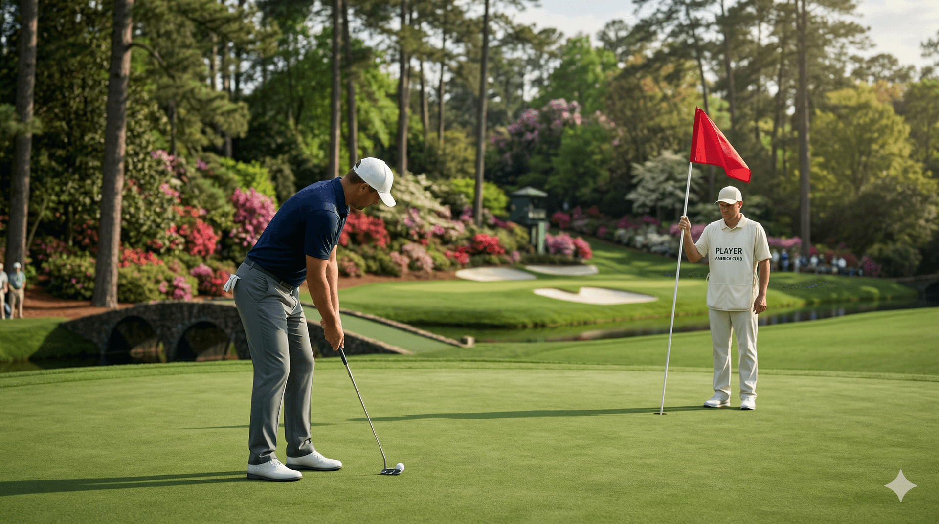 Golfer on the course