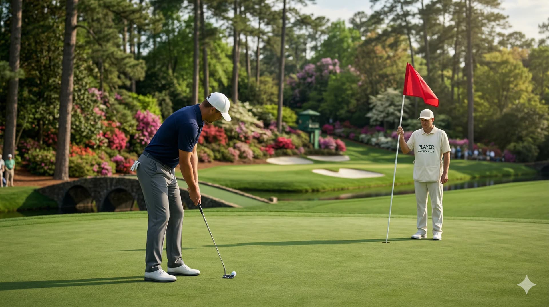 Golfer on the course